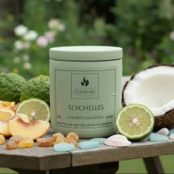 Seychelles Scented Concrete Soy Candle