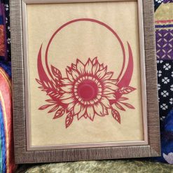 Sunflower Circle Papercutting
