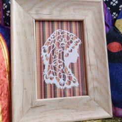 Vintage Lady Papercutting