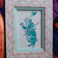 White Rabbit Papercutting