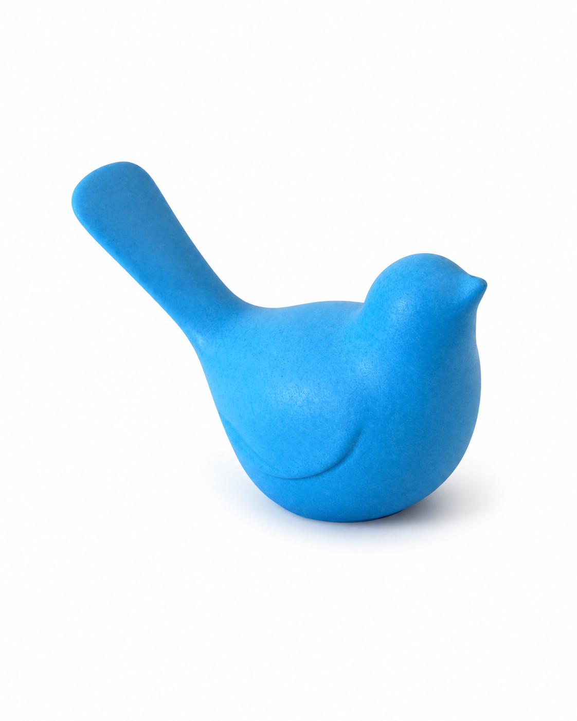 Bird Ornament, Blue Jesmonite Sculptural Design, Handmade Shelf Decor Gift Bird Ornament, Blue Jesmonite Sculptural Design, Handmade Shelf Decor Gift
