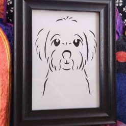 Dog Papercutting
