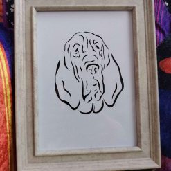 Dog Papercutting
