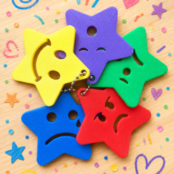 Emotions Key chain