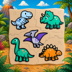 Flexi Puzzle - Dinosaurs/Jungle/Ocean