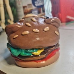 Polymer clay burger bear 2