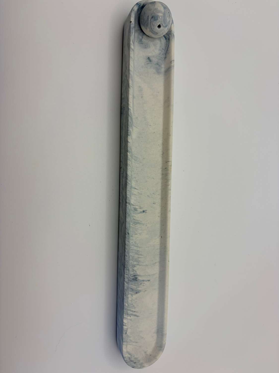 Incense Holder, Blue Marble Jesmonite, Minimalist Handcrafted Stick Holder Incense Holder, Blue Marble Jesmonite, Minimalist Handcrafted Stick Holder