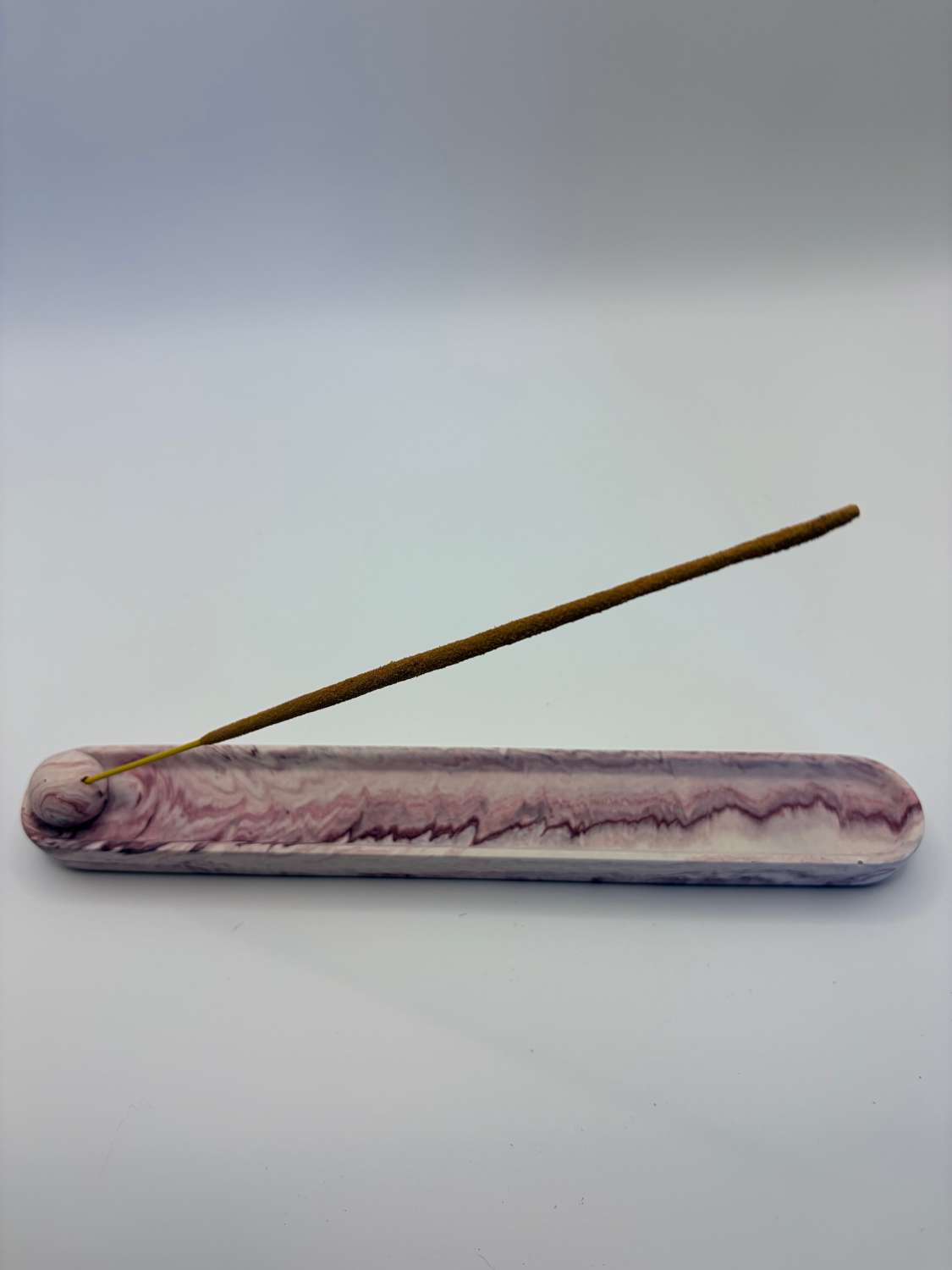 Incense Holder, Merlot Marble Jesmonite, Minimalist Handcrafted Stick Holder Incense Holder, Merlot Marble Jesmonite, Minimalist Handcrafted Stick Holder