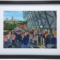 Lincoln C Framed & Unframed Fine Art Print City Football Club FC. Sincil Bank Stadium Gift