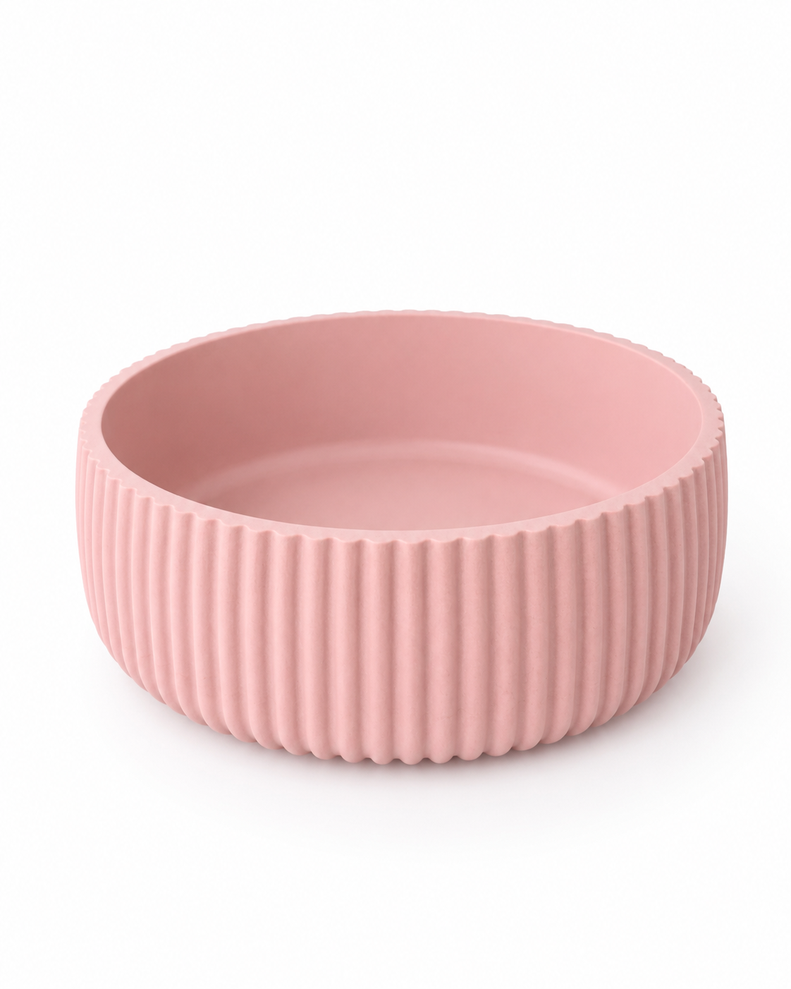 Ribbed Bowl, Dusky Pink Jesmonite Fluted Statement Piece, Sculptural Centrepiece Decor Ribbed Bowl, Dusky Pink Jesmonite Fluted Statement Piece, Sculptural Centrepiece Decor
