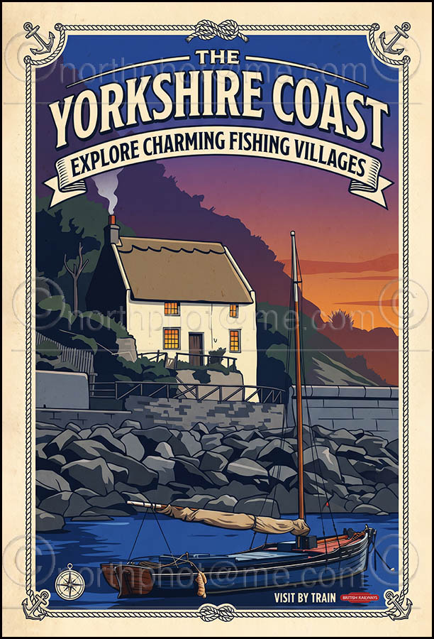 Runswick Bay at Sunset. Runswick Bay at Sunset.