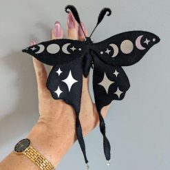Felt Luna Moth - Moon Phases