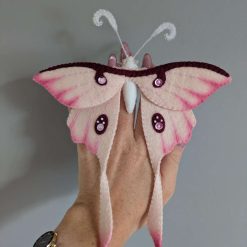 Felt Luna Moth - Moon Phases