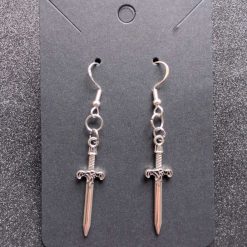 Daggers drop earrings