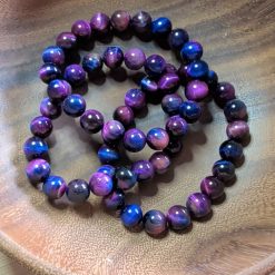 Large bead Tiger eye bracelets