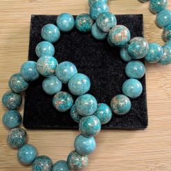 Large beaded blue bracelets 2 Large beaded blue bracelets 2