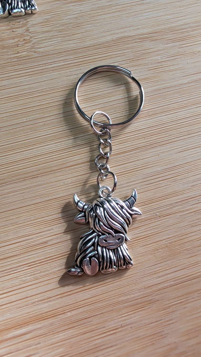 Highland cow keyring Highland cow keyring