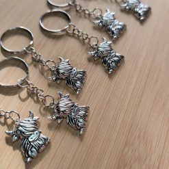 Highland cow keyring 1 Highland cow keyring 1