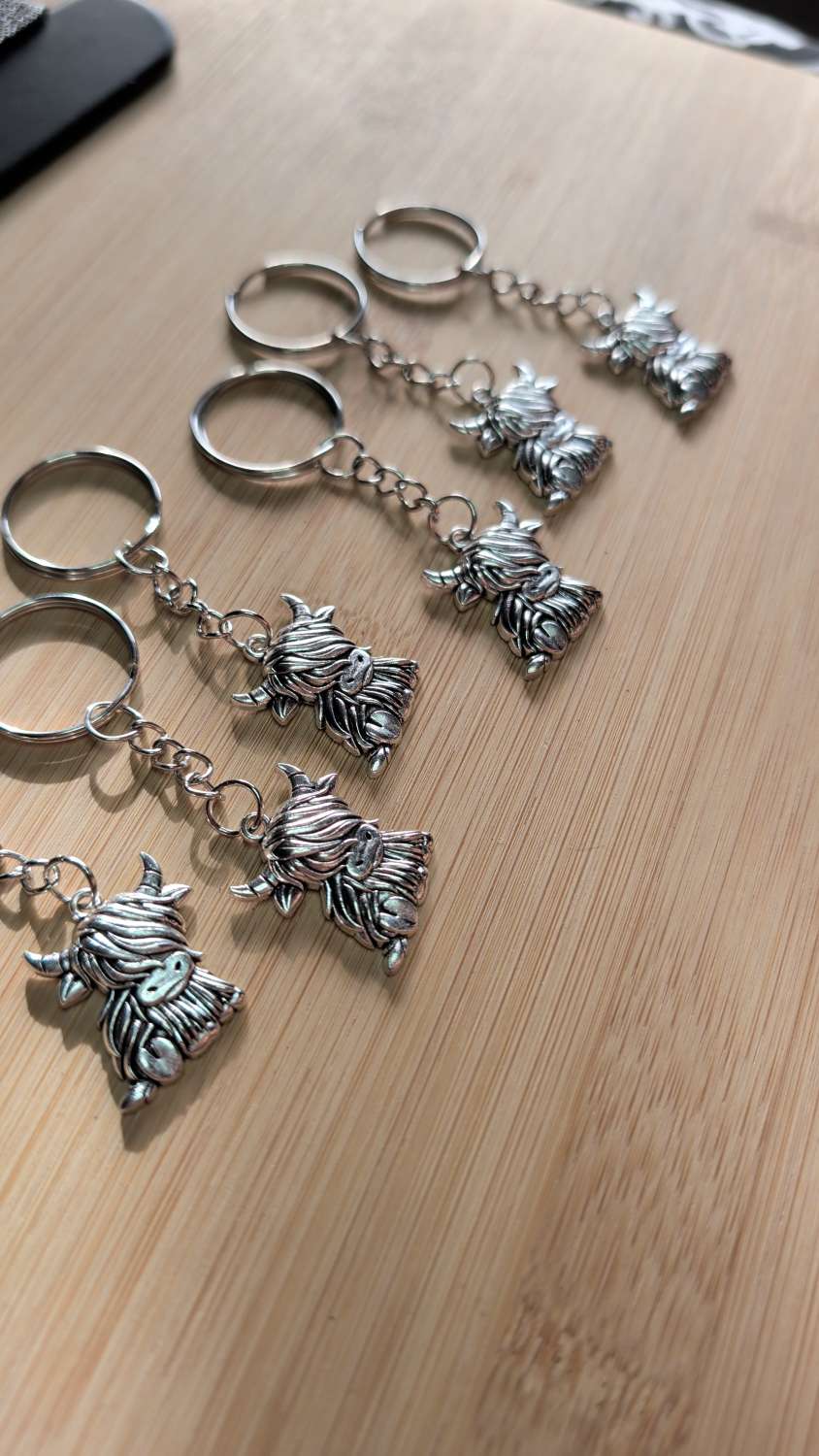 Highland cow keyring Highland cow keyring