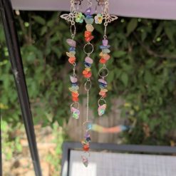 Rainbow crystal butterfly sun catcher