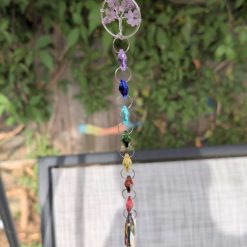 Amethyst tree of life sun catcher