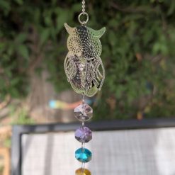 3D owl rainbow sun catcher 2 3D owl rainbow sun catcher 2
