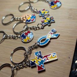 Sellers choice Autism awareness keyrings