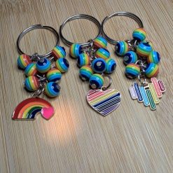 Sellers choice Rainbow pride keyrings