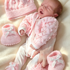Beautiful Pink Knitted Set