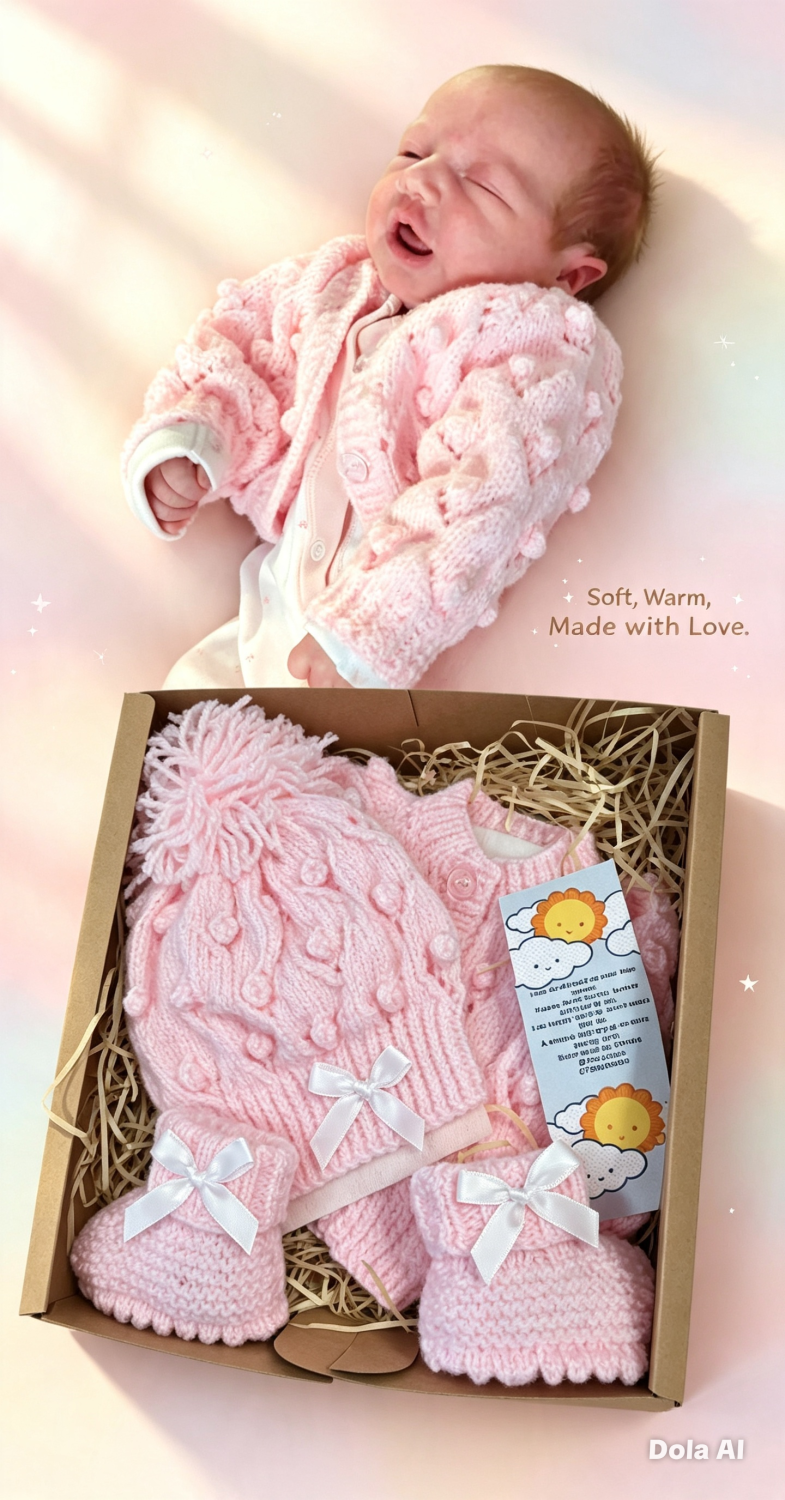 Beautiful Pink Knitted Set Beautiful Pink Knitted Set