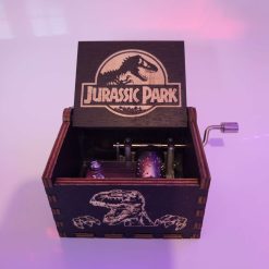 Jurassic Park Wooden Music Box