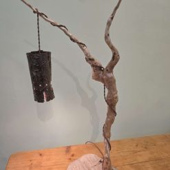 Rustic Handmade Wooden Bedside/Table Lamp