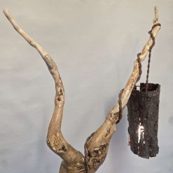 Rustic Handmade Wooden Bedside/Table Lamp 6