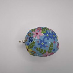 Vintage Upcycled Blue Ribbon Cup Pin Cushion - Staffordshire Bone China 1 Vintage Upcycled Blue Ribbon Cup Pin Cushion - Staffordshire Bone China 1