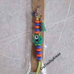 Cute monster keyring (1)