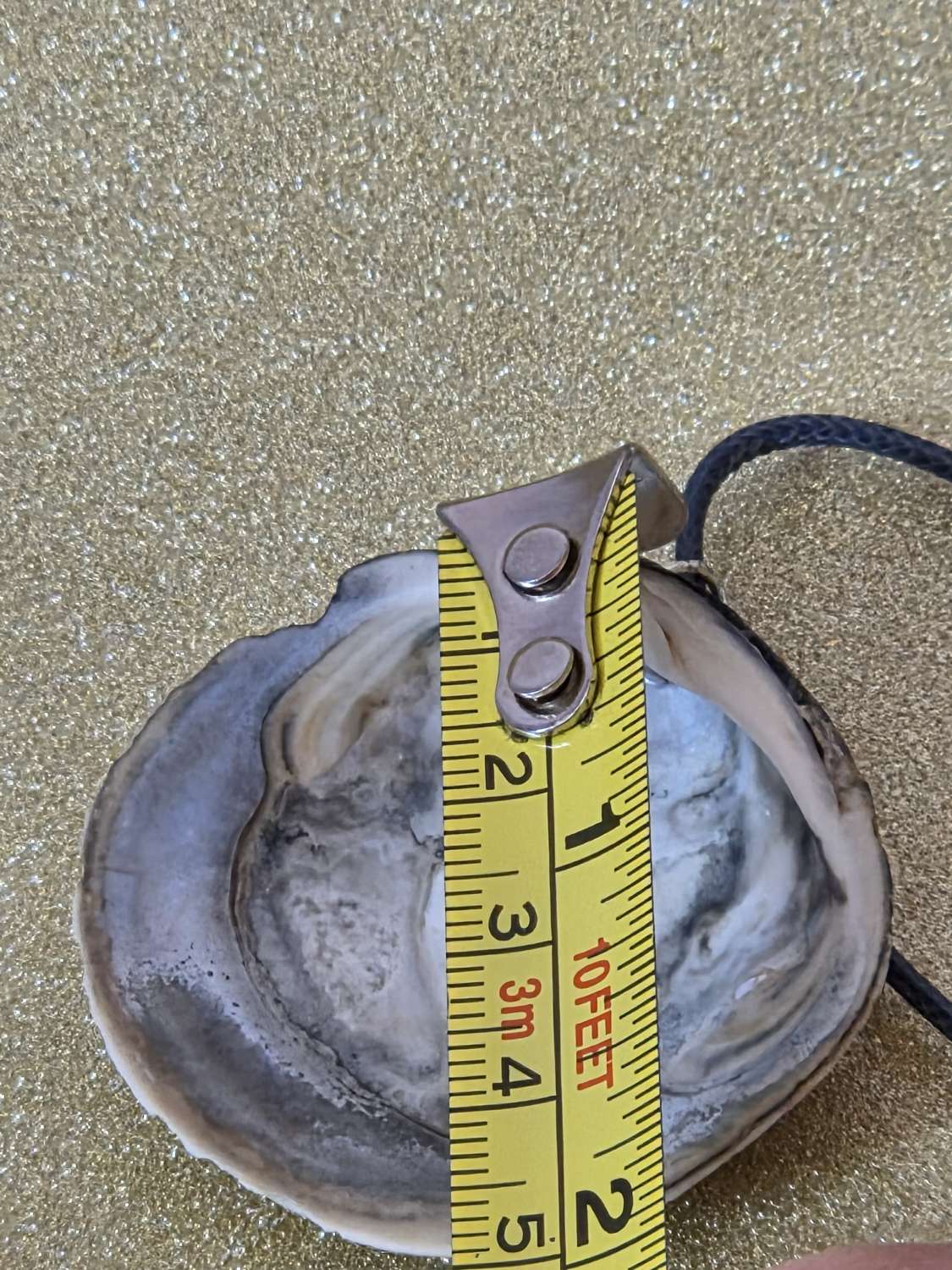 Natural Handcrafted Clam Shell Pendant Natural Handcrafted Clam Shell Pendant