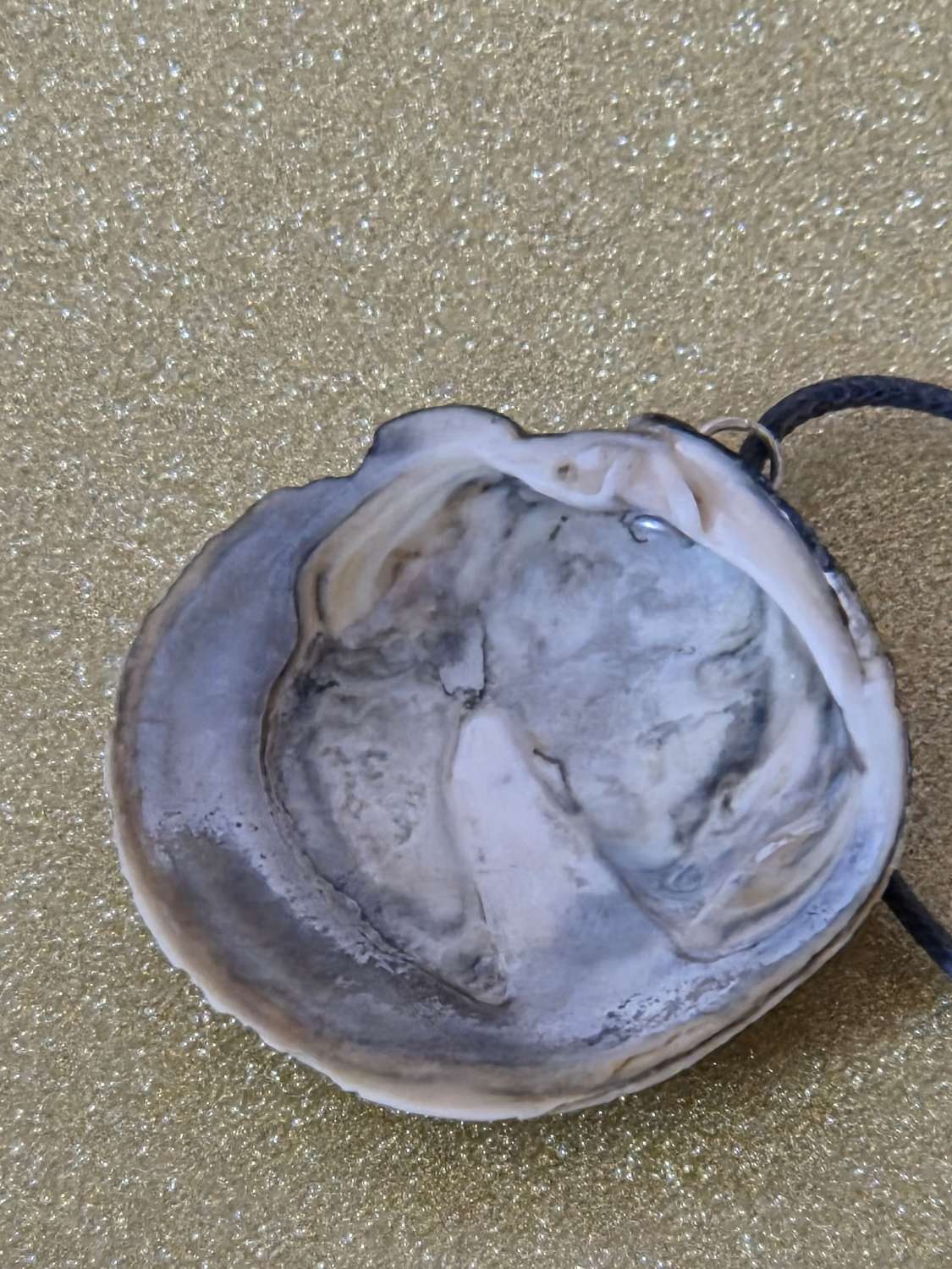 Natural Handcrafted Clam Shell Pendant Natural Handcrafted Clam Shell Pendant