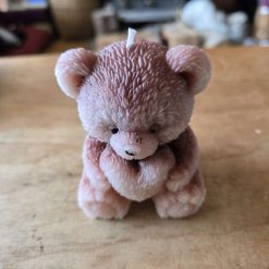 Teddy candle 8cm