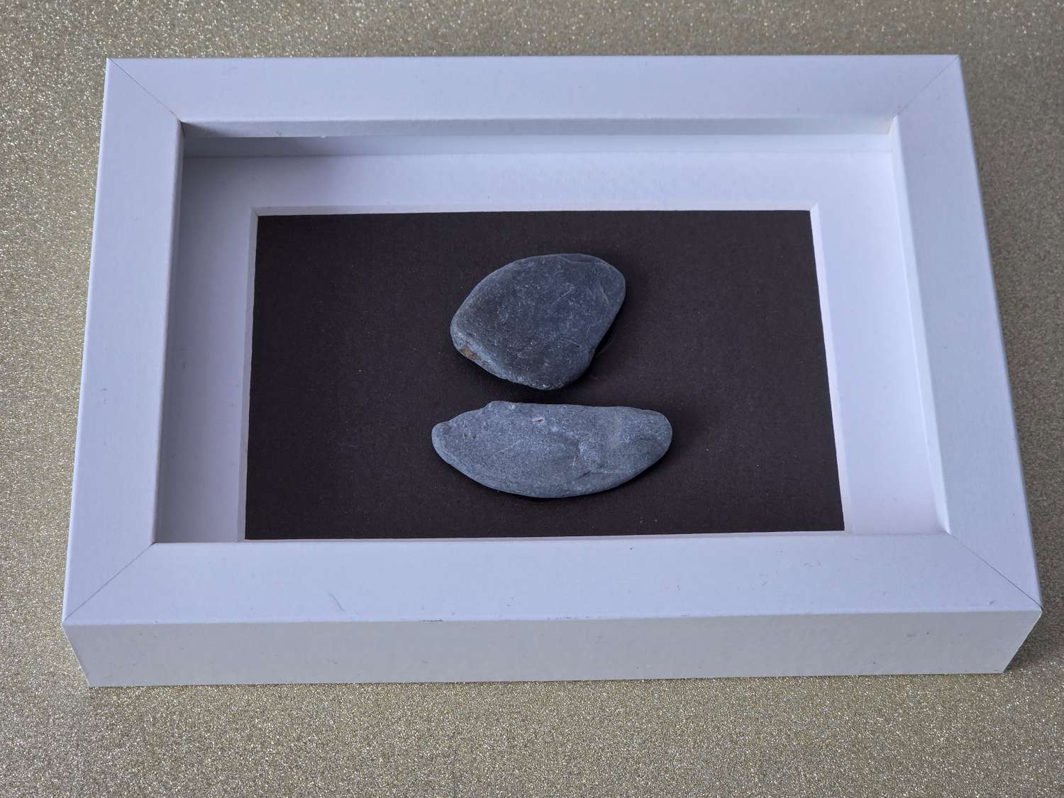 Minimalist Sailing Boat Pebble Art Framed Picture 5.5" x 4.5" Minimalist Sailing Boat Pebble Art Framed Picture 5.5" x 4.5"