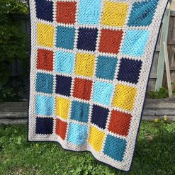 Handmade crochet blanket