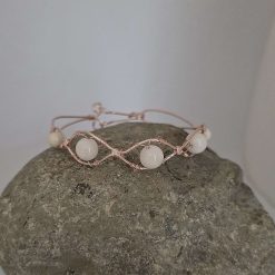 Moonstone Wire Wrapped Bracelet 2 Moonstone Wire Wrapped Bracelet 2