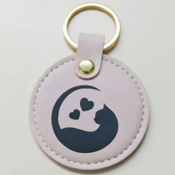 Cat lover keyring