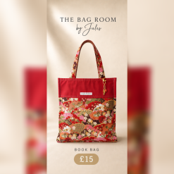 Red Oriental Book Bag
