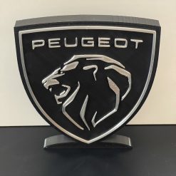 3D Peugeot Emblem Badge Wall Shelf Desk Standing Decorative Plaque Gift 1 3D Peugeot Emblem Badge Wall Shelf Desk Standing Decorative Plaque Gift 1