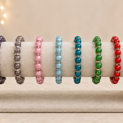Miracle Bead 3D Illuminating  Elasticated Bracelet with Sparkling Spacer Beads