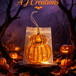 🎃 DOUBLE PUMPKIN SUNCATCHER/ HANGING DECORATION — A J Creations Exclusive! 🧡✨