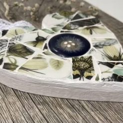 Ceramic heart ornament