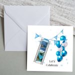 Lets Celebrate photo strip card Image