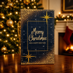 25 Day Wax Melt Advent Calendar ( Blue & Gold )