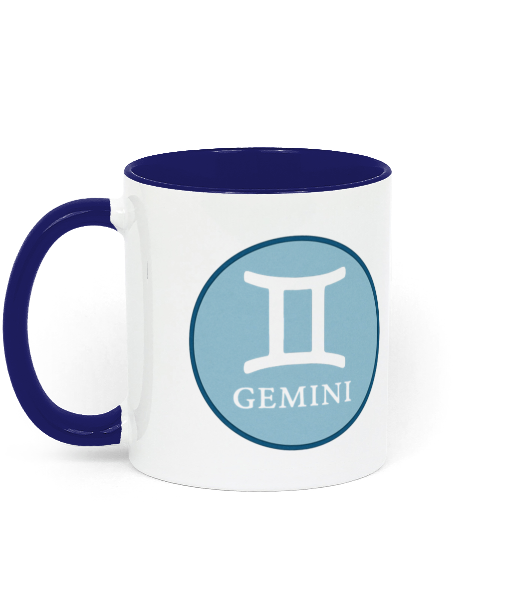 Aquarius, Astrology Coffee Mug - Blue and White Aquarius, Astrology Coffee Mug - Blue and White